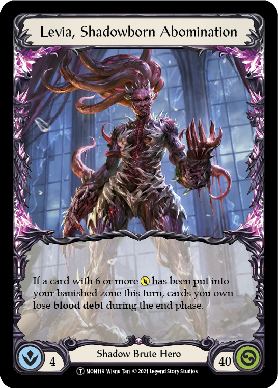 Levia, Shadowborn Abomination // Levia [U-MON119 // U-MON120] (Monarch Unlimited)  Unlimited Normal | The CG Realm