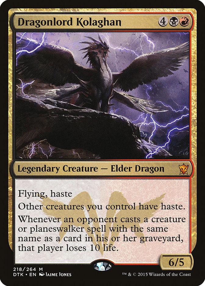 Dragonlord Kolaghan [Dragons of Tarkir] | The CG Realm