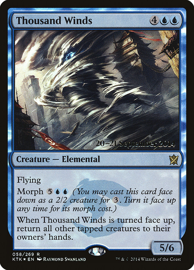 Thousand Winds [Khans of Tarkir Prerelease Promos] | The CG Realm