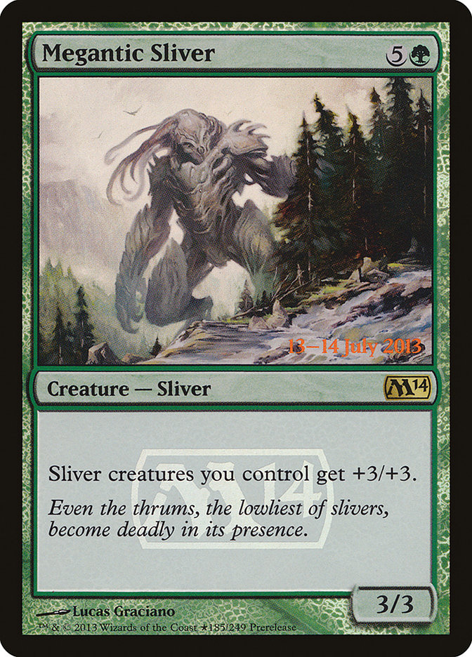 Megantic Sliver [Magic 2014 Prerelease Promos] | The CG Realm