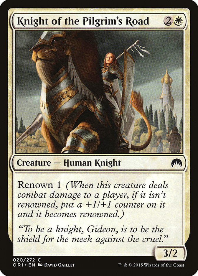 Knight of the Pilgrim's Road [Magic Origins] | The CG Realm