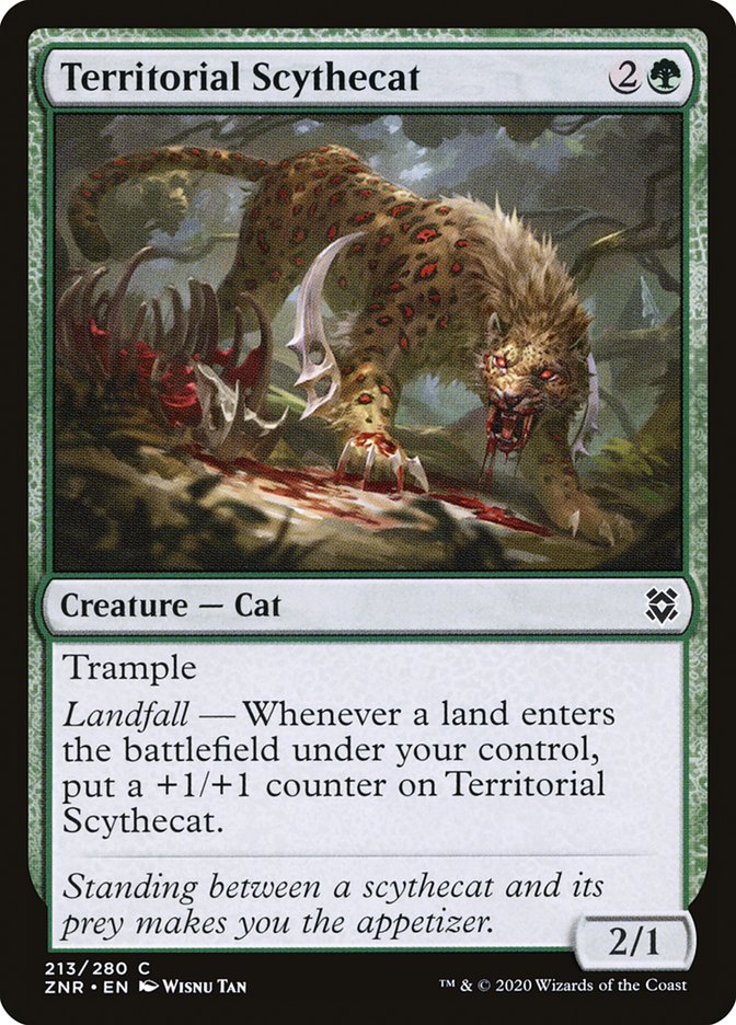 Territorial Scythecat [Zendikar Rising] | The CG Realm