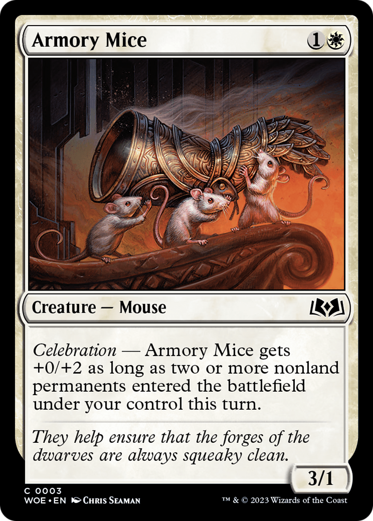 Armory Mice [Wilds of Eldraine] | The CG Realm