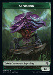 Saproling // Elemental Double-Sided Token [Dominaria United Tokens] | The CG Realm
