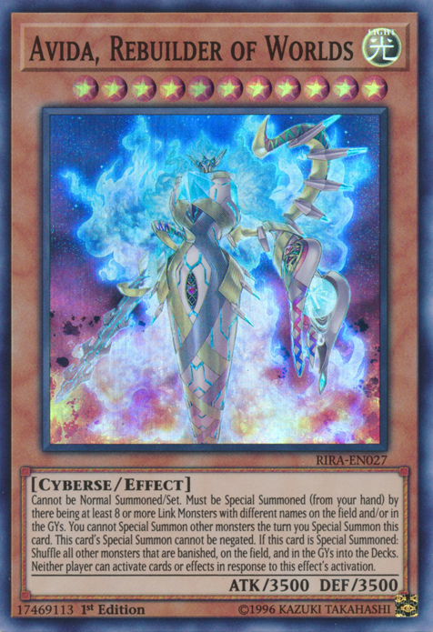 Avida, Rebuilder of Worlds [RIRA-EN027] Super Rare | The CG Realm
