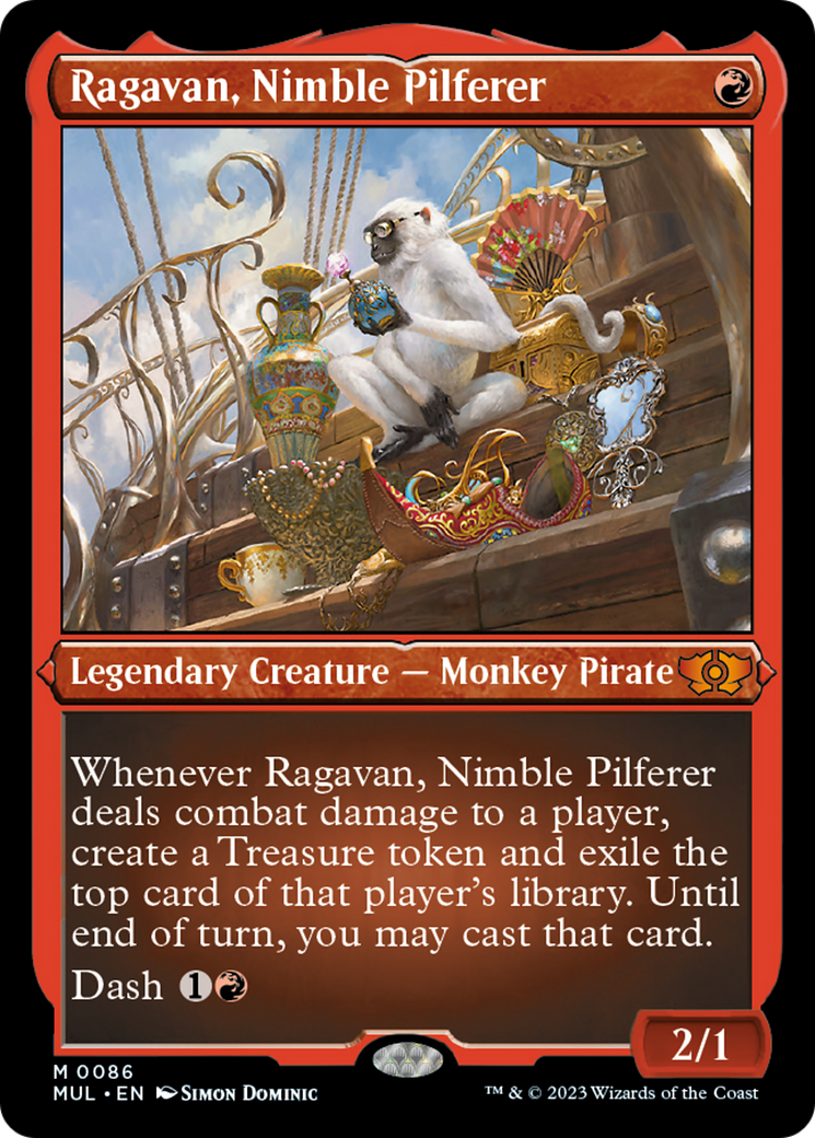 Ragavan, Nimble Pilferer (Foil Etched) [Multiverse Legends] | The CG Realm