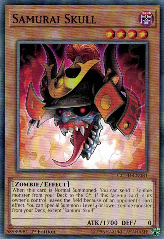 Samurai Skull [COTD-EN081] Common | The CG Realm