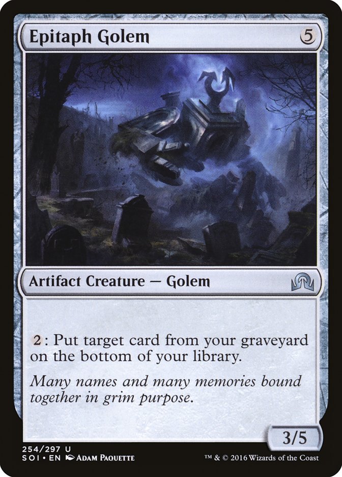 Epitaph Golem [Shadows over Innistrad] | The CG Realm