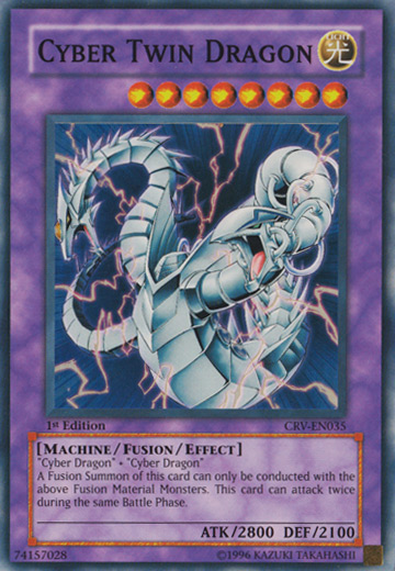 Cyber Twin Dragon [CRV-EN035] Super Rare | The CG Realm