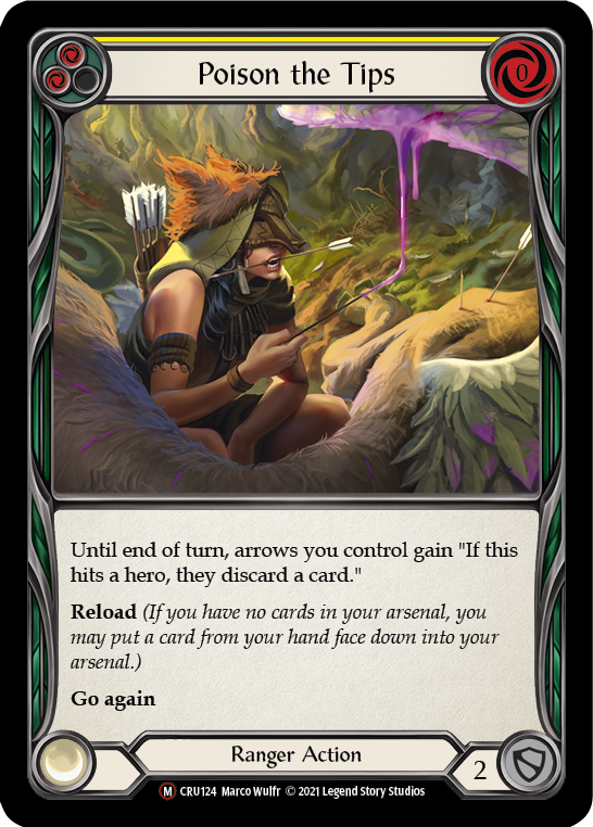 Poison the Tips [U-CRU124] (Crucible of War Unlimited)  Unlimited Rainbow Foil | The CG Realm