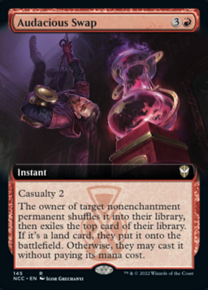 Audacious Swap (Extended Art) [Streets of New Capenna Commander] | The CG Realm