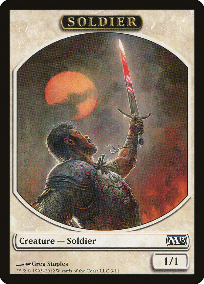 Soldier Token [Magic 2013 Tokens] | The CG Realm