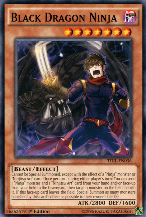 Black Dragon Ninja [TDIL-EN036] Common | The CG Realm