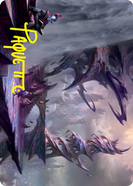 Prismari Campus Art Card (Gold-Stamped Signature) [Strixhaven: School of Mages Art Series] | The CG Realm