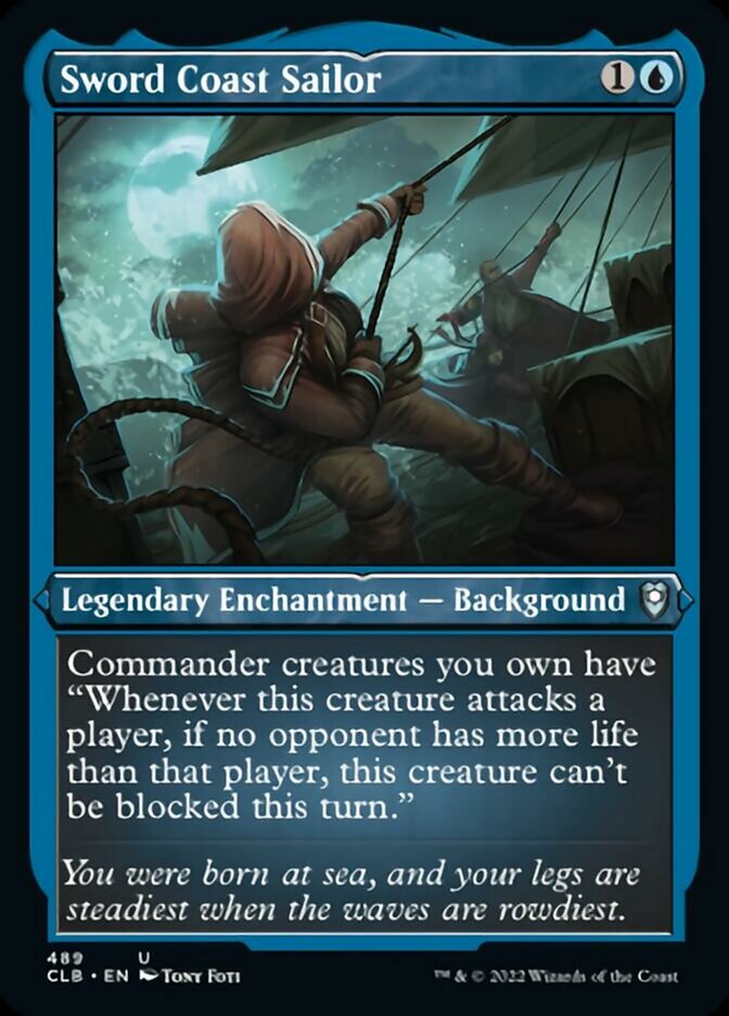 Sword Coast Sailor (Foil Etched) [Commander Legends: Battle for Baldur's Gate] | The CG Realm