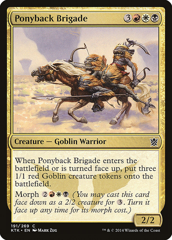 Ponyback Brigade [Khans of Tarkir] | The CG Realm