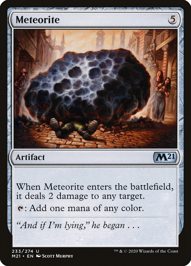 Meteorite [Core Set 2021] | The CG Realm