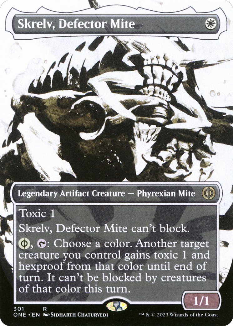 Skrelv, Defector Mite (Borderless Ichor) [Phyrexia: All Will Be One] | The CG Realm