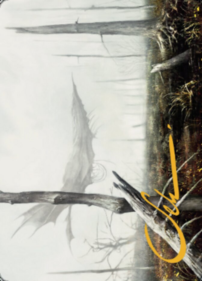 Swamp Art Card (Gold-Stamped Signature) [Dominaria United Art Series] | The CG Realm