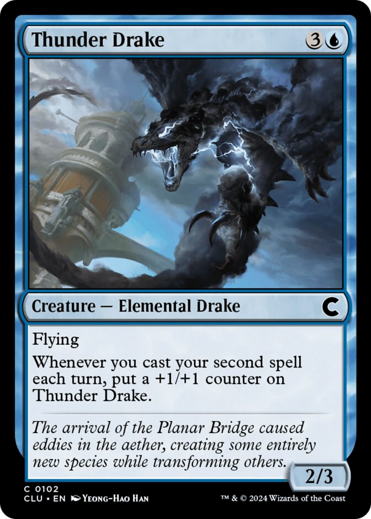 Thunder Drake [Ravnica: Clue Edition] | The CG Realm