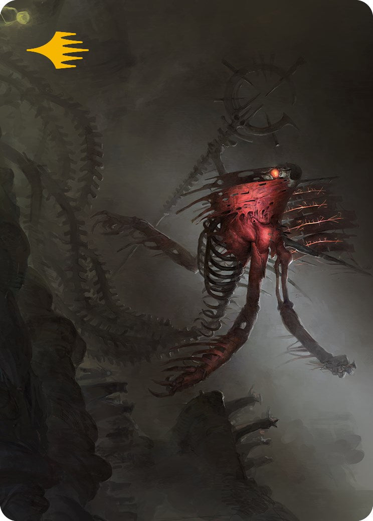 Drivnod, Carnage Dominus Art Card (Gold-Stamped Signature) [Phyrexia: All Will Be One Art Series] | The CG Realm