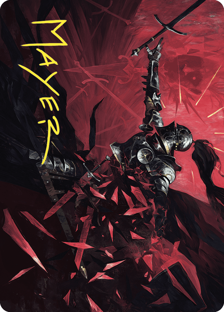 Shatter the Oath Art Card (Gold-Stamped Signature) [Wilds of Eldraine Art Series] | The CG Realm