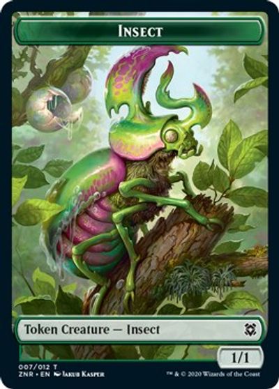 Human // Insect Double-Sided Token [Challenger Decks 2021 Tokens] | The CG Realm