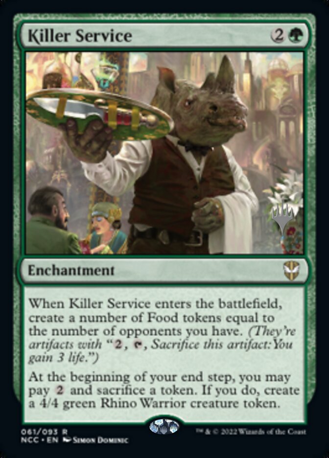 Killer Service (Promo Pack) [Streets of New Capenna Commander Promos] | The CG Realm