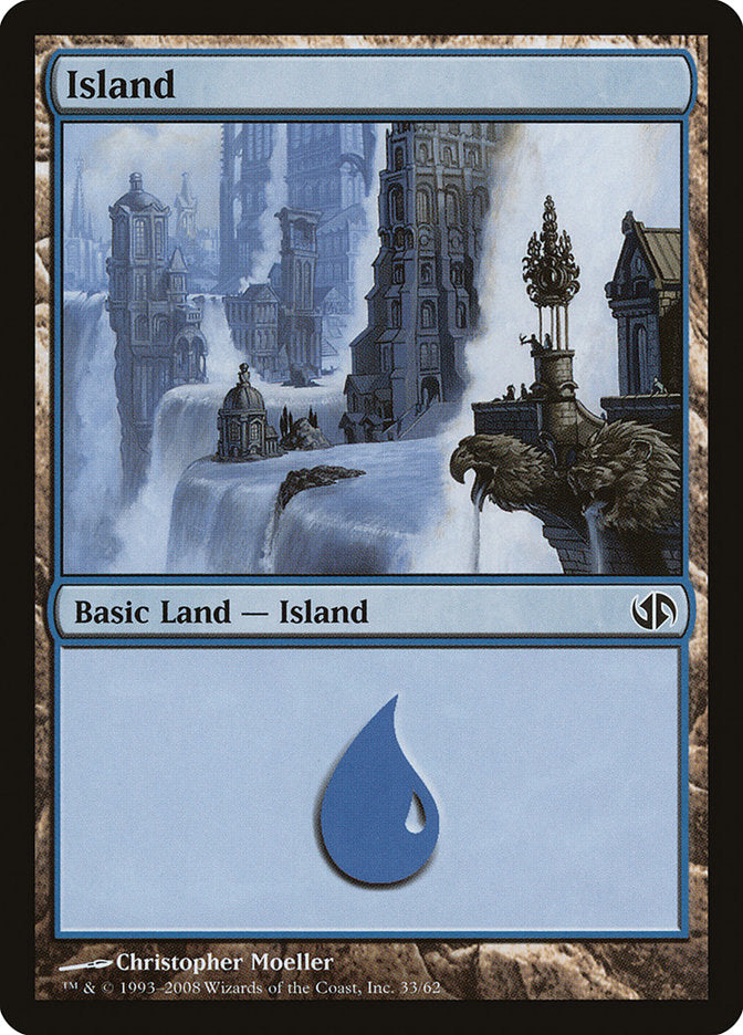 Island (33) [Duel Decks: Jace vs. Chandra] | The CG Realm