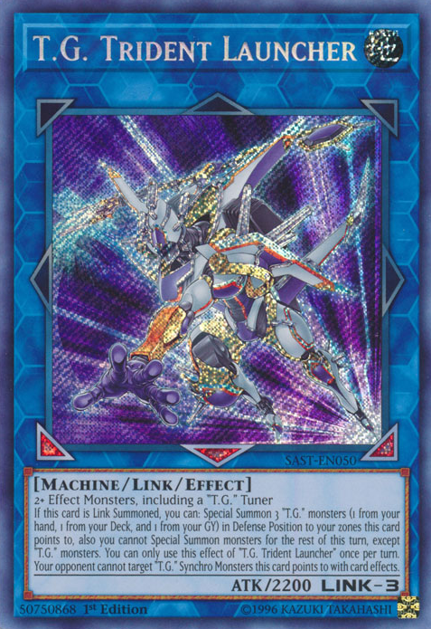 T.G. Trident Launcher [SAST-EN050] Secret Rare | The CG Realm