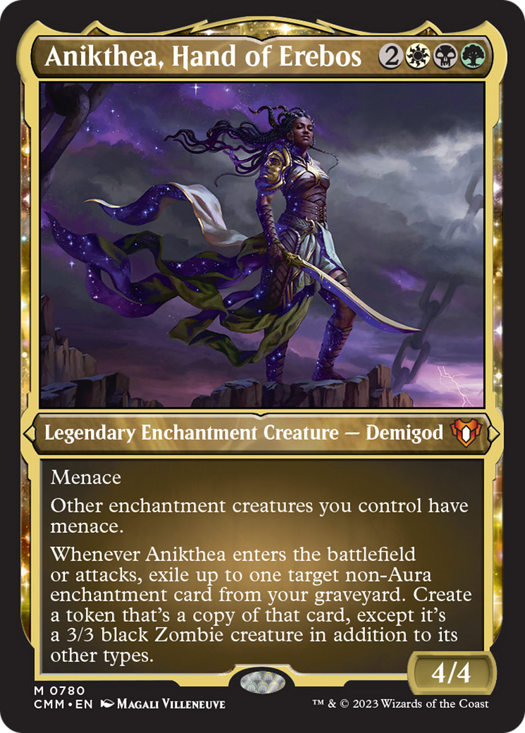 Anikthea, Hand of Erebos (Display Commander) (Foil Etched) [Commander Masters] | The CG Realm
