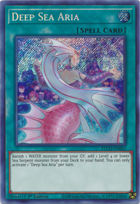 Deep Sea Aria [ETCO-EN061] Secret Rare | The CG Realm