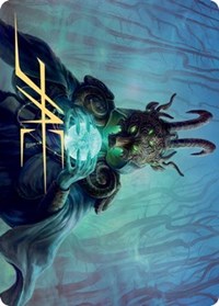 Masked Vandal Art Card (Gold-Stamped Signature) [Kaldheim Art Series] | The CG Realm