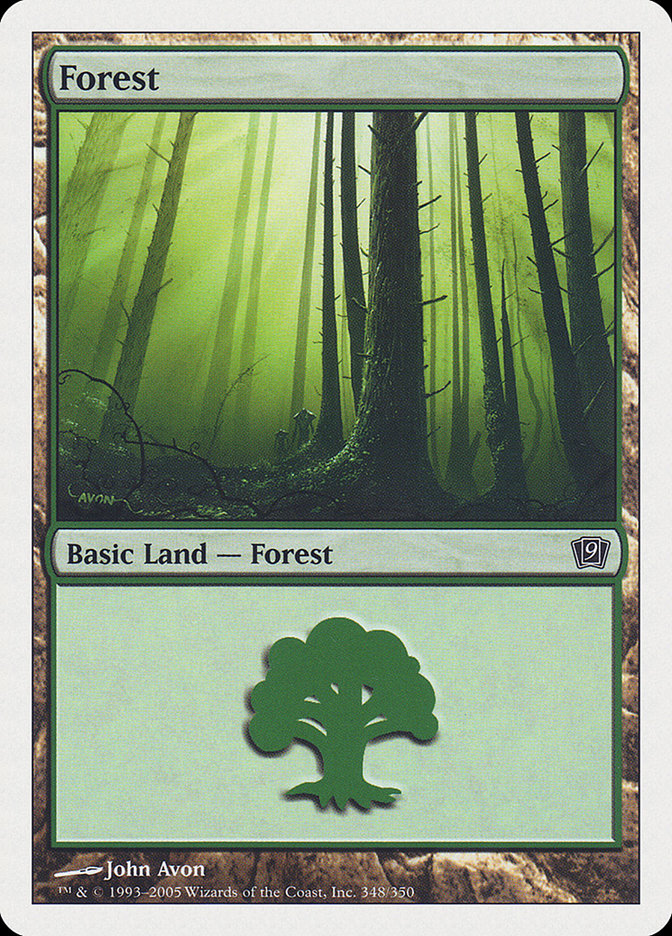 Forest (348) [Ninth Edition] | The CG Realm