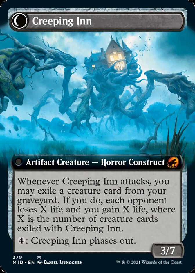 Hostile Hostel (Extended Art) (MID-379) - Innistrad: Midnight Hunt: (Extended Art, Double Faced Transform)