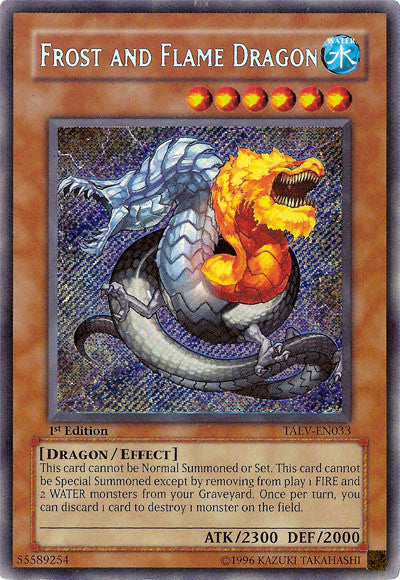 Frost and Flame Dragon [TAEV-EN033] Secret Rare | The CG Realm