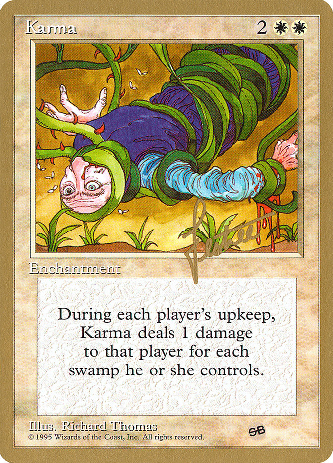 Karma (Bertrand Lestree) (SB) [Pro Tour Collector Set] | The CG Realm