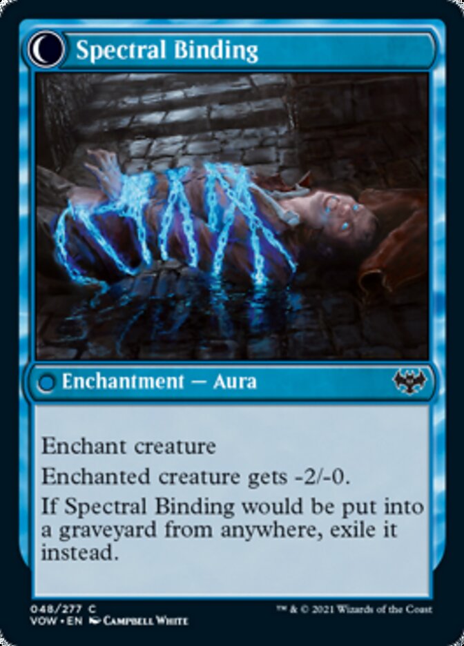 Binding Geist (VOW-048) - Innistrad: Crimson Vow: (Double Faced Transform)
