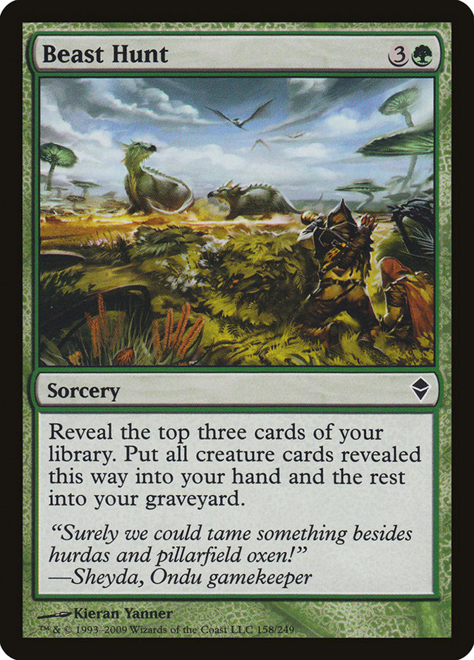 Beast Hunt [Zendikar] | The CG Realm