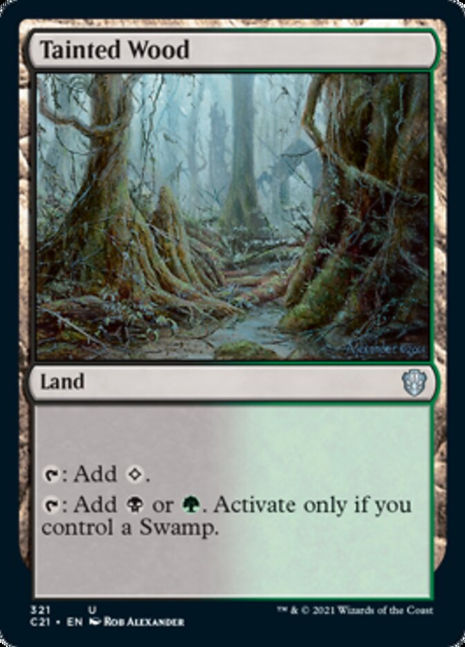 Tainted Wood [Commander 2021] | The CG Realm