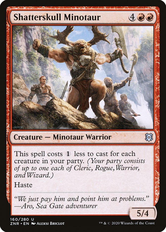 Shatterskull Minotaur [Zendikar Rising] | The CG Realm