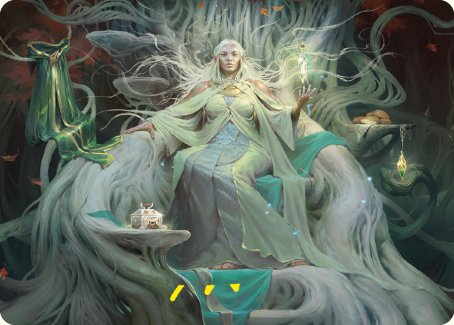 Galadriel, Gift-Giver Art Card [The Lord of the Rings: Tales of Middle-earth Art Series] | The CG Realm