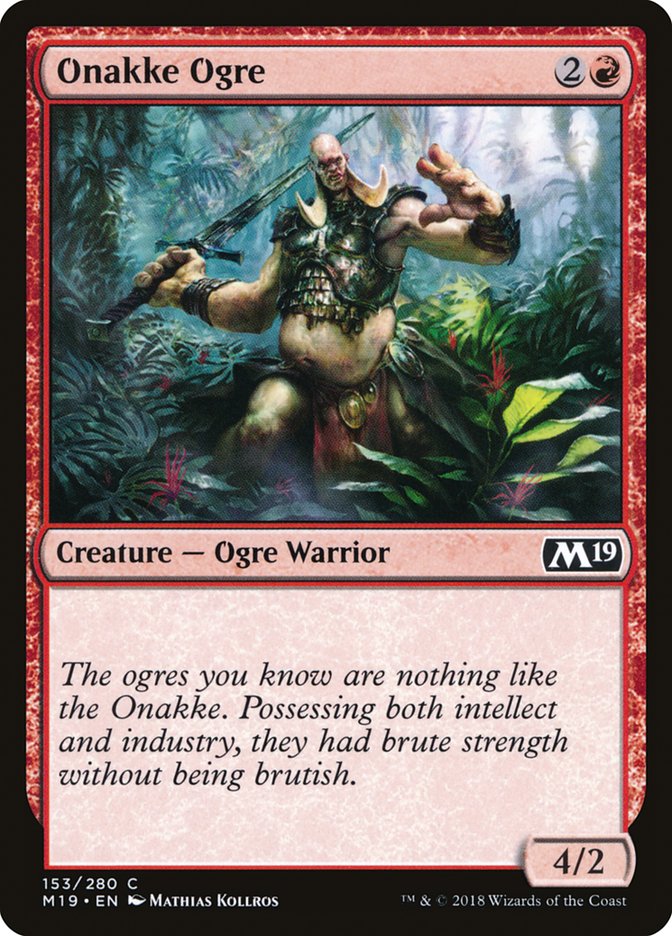 Onakke Ogre [Core Set 2019] | The CG Realm