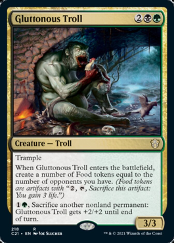 Gluttonous Troll [Commander 2021] | The CG Realm