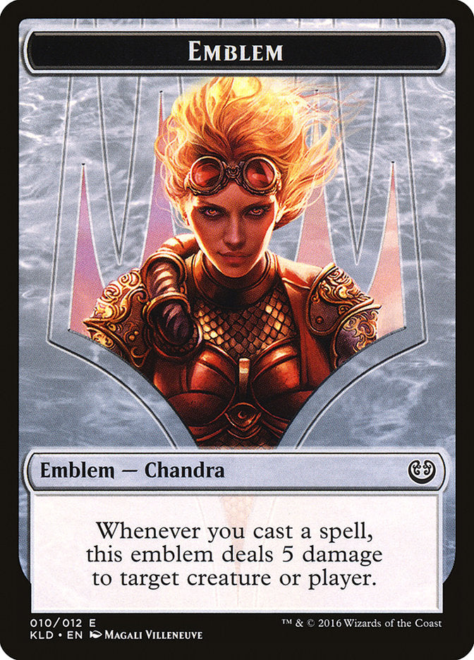 Chandra, Torch of Defiance Emblem [Kaladesh Tokens] | The CG Realm