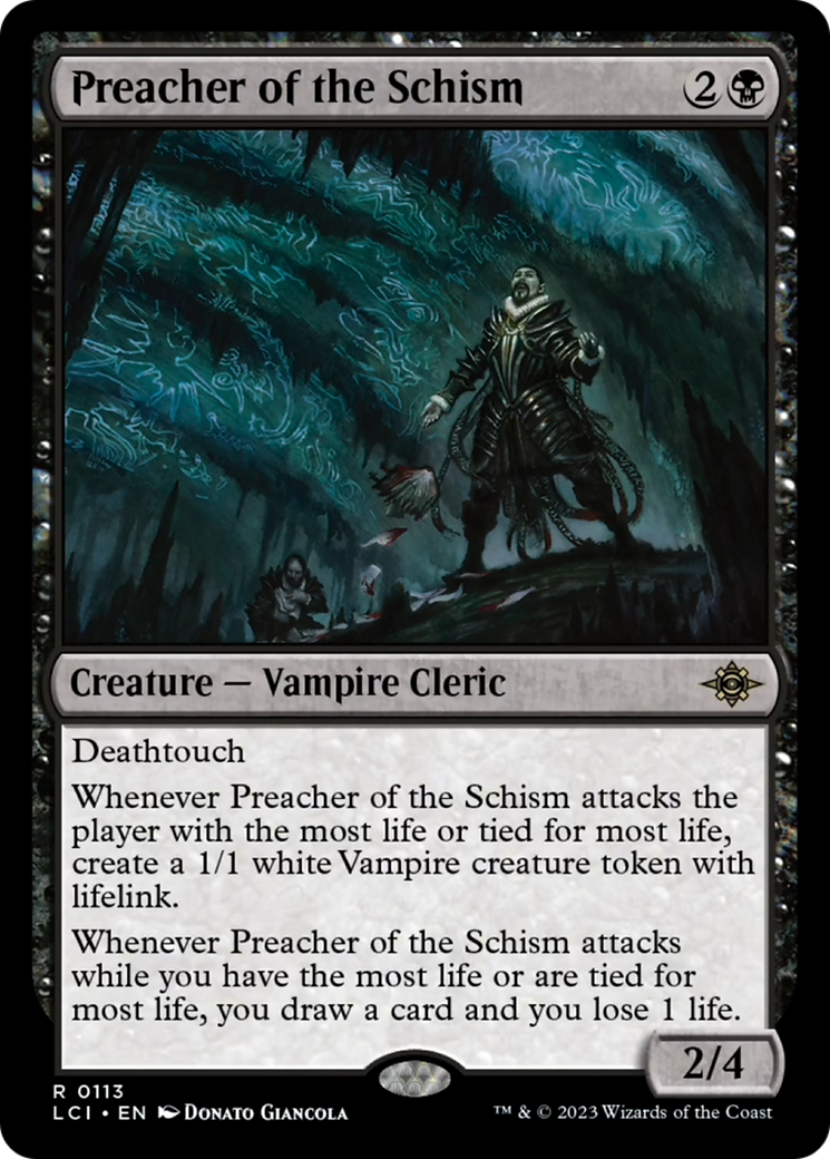 Preacher of the Schism (Extended Art) [The Lost Caverns of Ixalan] | The CG Realm