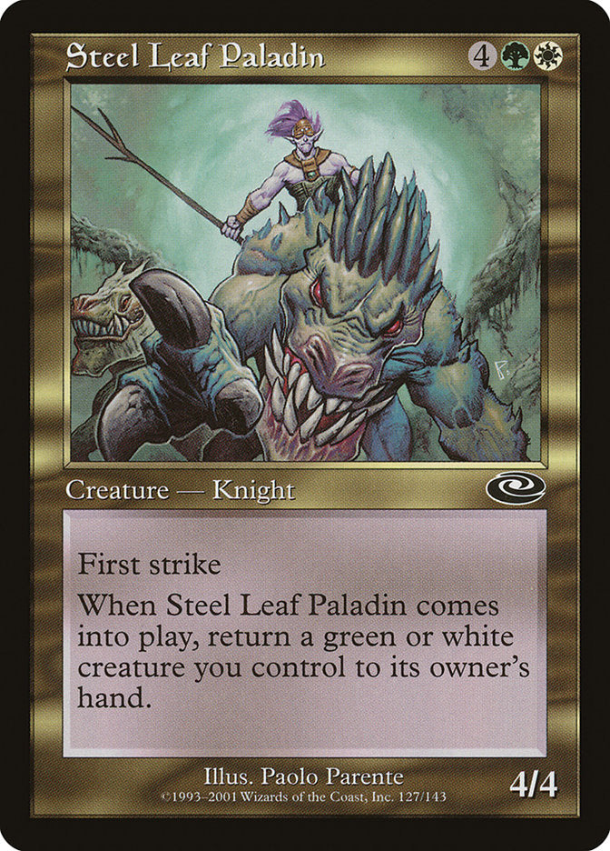 Steel Leaf Paladin [Planeshift] | The CG Realm