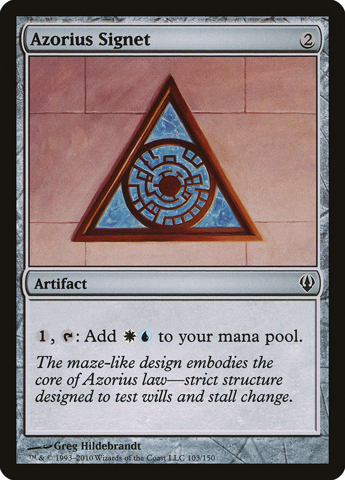 Azorius Signet [Archenemy] | The CG Realm