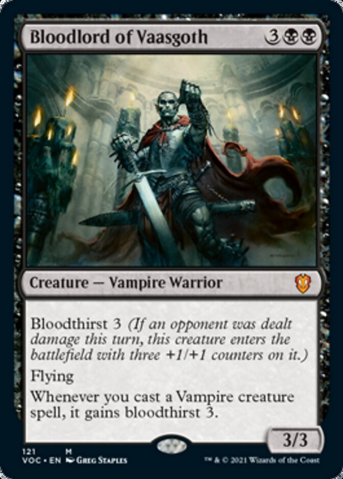 Bloodlord of Vaasgoth [Innistrad: Crimson Vow Commander] | The CG Realm