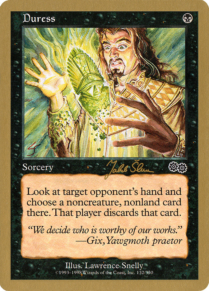 Duress (Jakub Slemr) [World Championship Decks 1999] | The CG Realm
